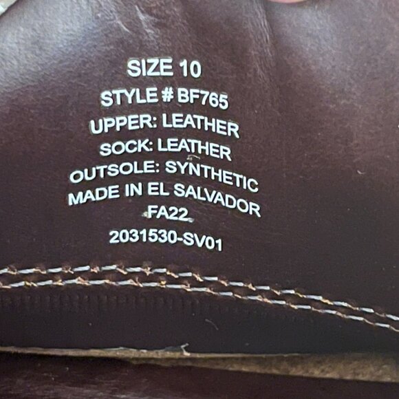 Men's J Crew Leather Boat Shoes Brown Size 10 NWOT - Picture 8 of 10